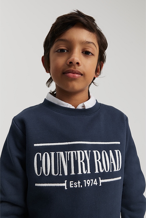 Marsh Navy Verified Australian Cotton Heritage Sweat Sweats Country