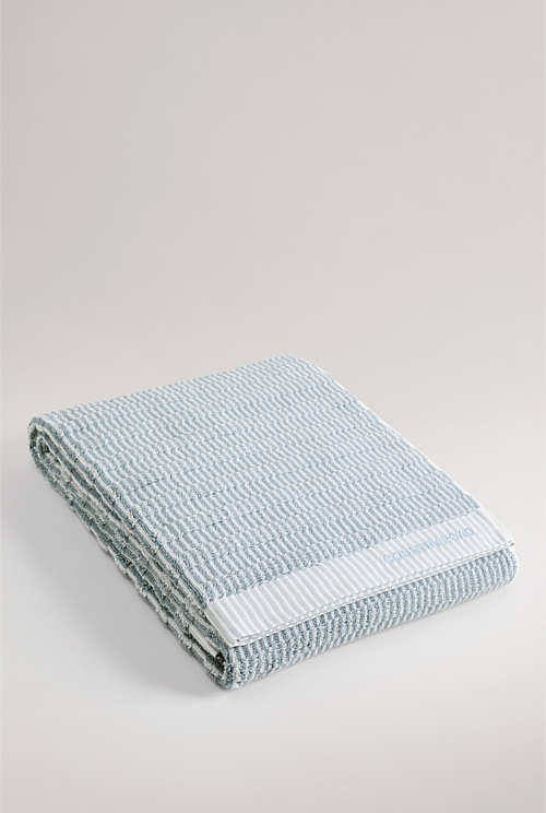 Mineral Blue Pippa Australian Cotton Bath Sheet Towels & Mats