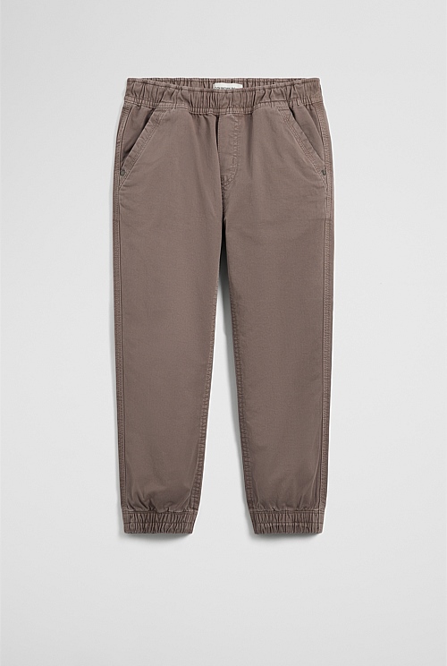 Organically Grown Linen Tapered Jogger