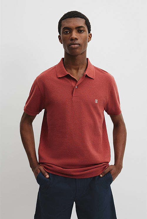 Cherry Marle Verified Australian Cotton Pique Polo - Natural Fibres ...