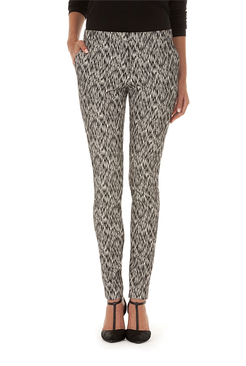 Black Textured Item Pant Pants Country Road