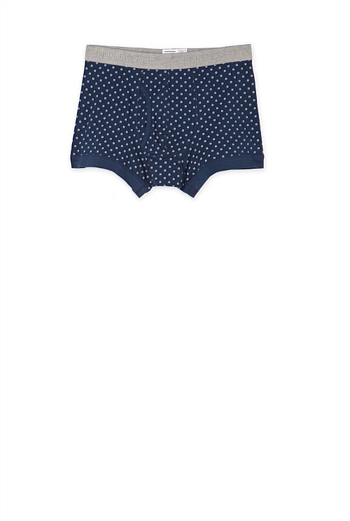 Navy Square Print Trunk - Clothing | Country Road