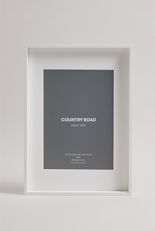 White Adler A3 Poster Frame Frames Country Road
