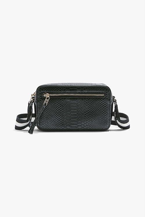 Black Structured Crossbody Bag Bags Country Road