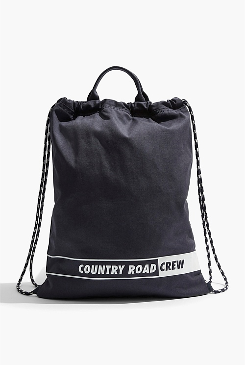 Navy Crew String Backpack - Bags | Country Road