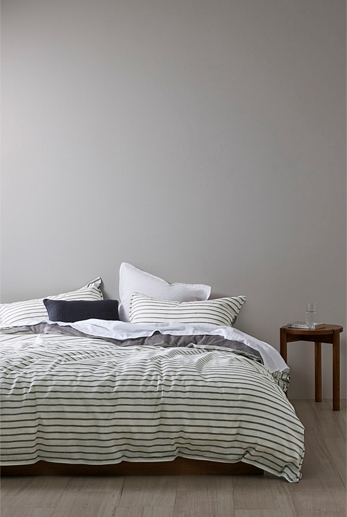 Charcoal Para Queen Quilt Cover Queen Quilt Covers Country Road