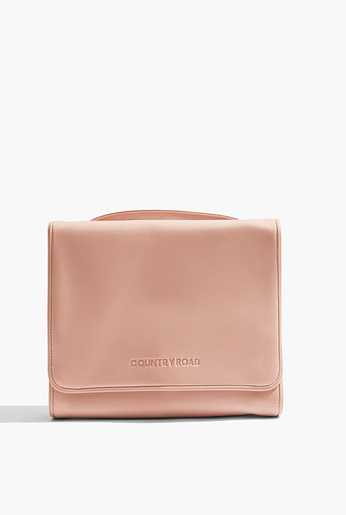 Soft Pink Neoprene Roll Up Cosmetic Bag Bags Country Road