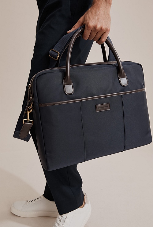 Navy Brooklyn Briefcase Bags Country Road