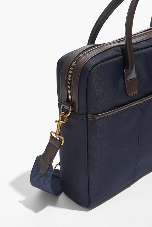 Navy Brooklyn Briefcase - Bags | Country Road