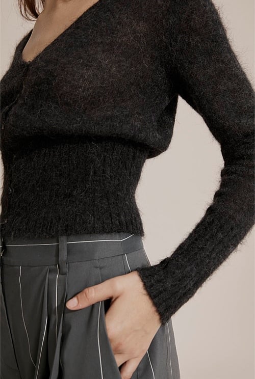 Flurry 17 | 100% Wool Sculptured Knitwear Cardigan