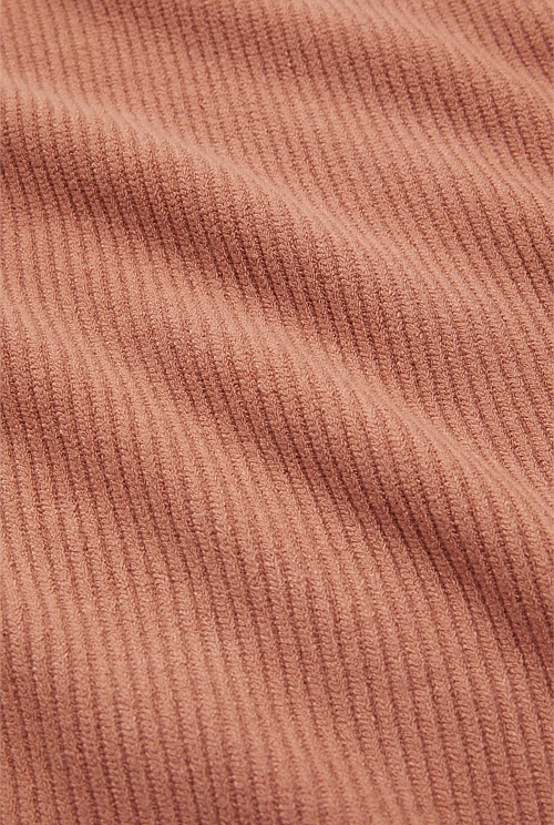Foundation Rib Knit Top - Natural Fibres | Country Road