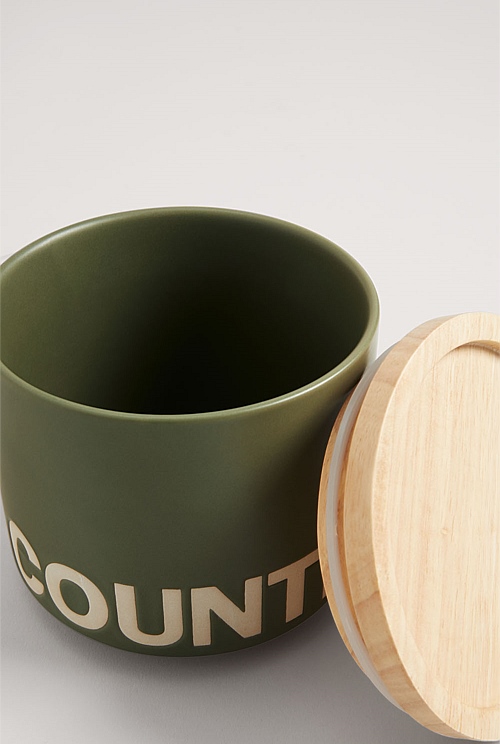 Olive Demm Stoneware Small Canister Kitchen Accessories Country Road