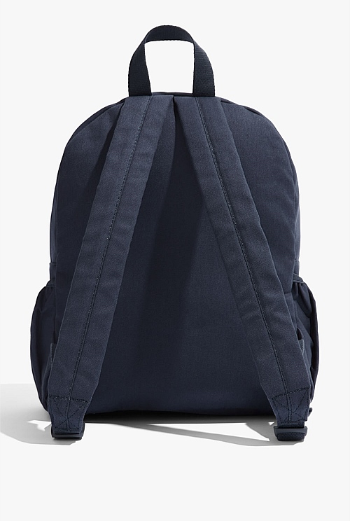 Navy Stripe Logo Backpack Accessories Country Road