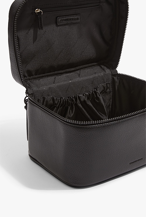 Black Branded Detail Cosmetic Bag Bags Country Road