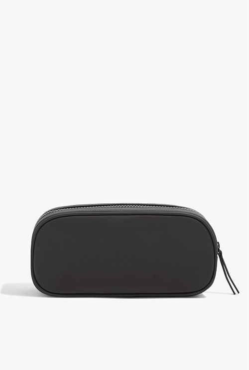 Black Coated Mini Cosmetic Case Bag Bags Country Road