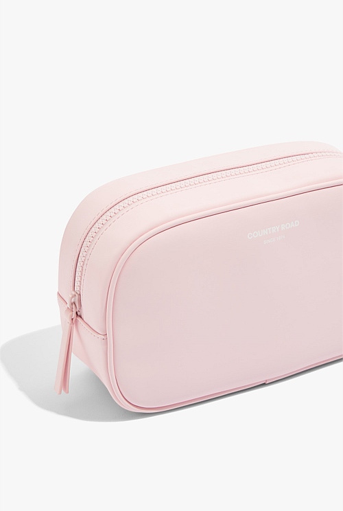 Ice Pink Coated Medium Cosmetic Case Bag Bags Country Road