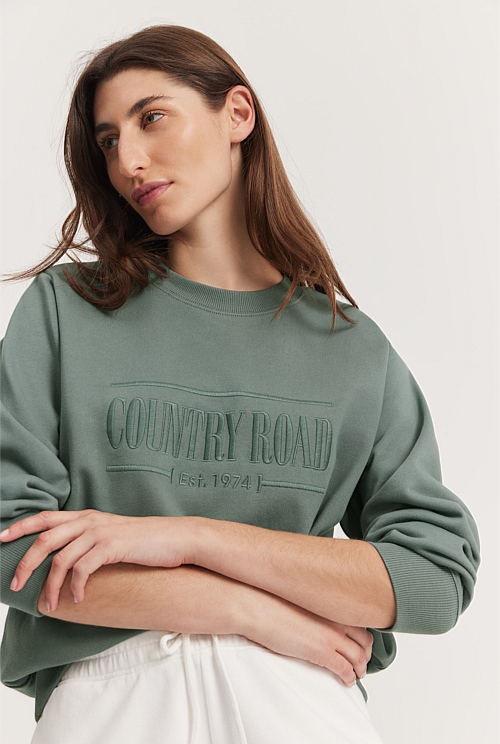 Eucalyptus Verified Australian Cotton Heritage Sweat Natural Fibres