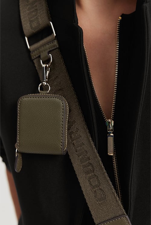 Khaki Double Pouch Crossbody Bag Bags Country Road