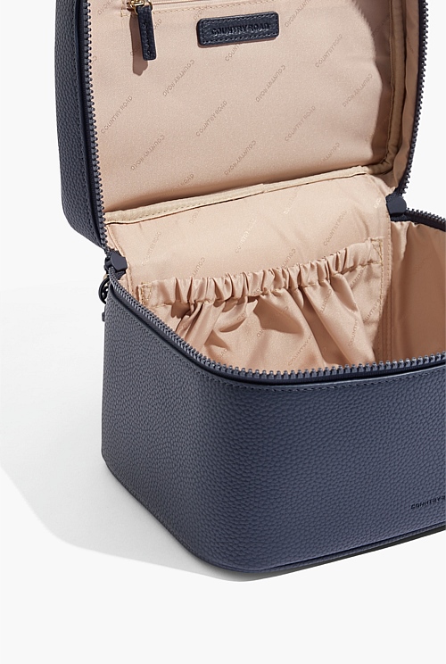 Navy Branded Detail Cosmetic Bag Bags Country Road