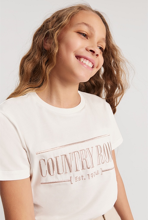 Teen Verified Australian Cotton Heritage T-Shirt - T-Shirts | Country Road
