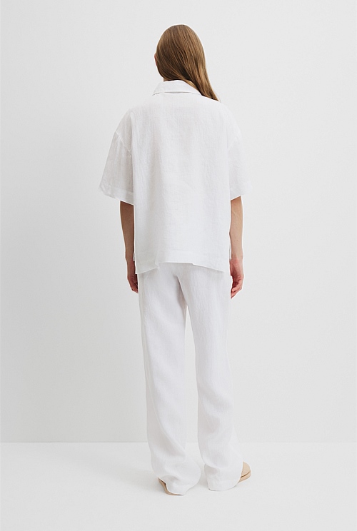 Organically Grown Linen Short Sleeve Shirt main image 1
