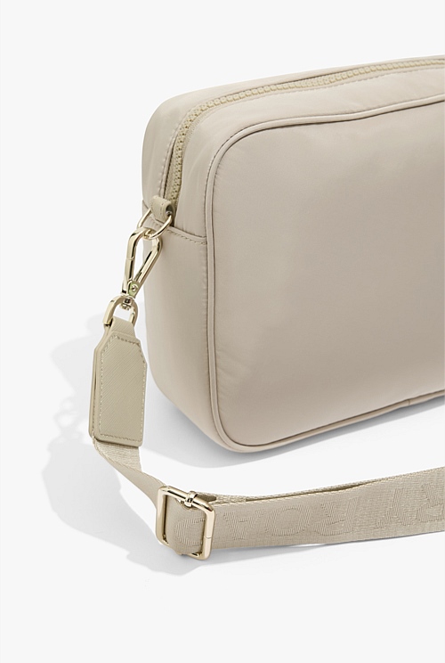 Sand Recycled Polyester Soft Crossbody Bag - Bags | Country Road