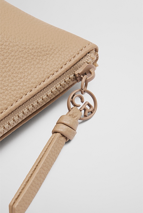 Dark Camel Branded Detail Tri Cosmetic Bag Bags Country Road