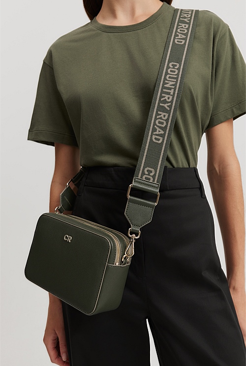 Hunter Green Contrast Camera Bag Bags Country Road