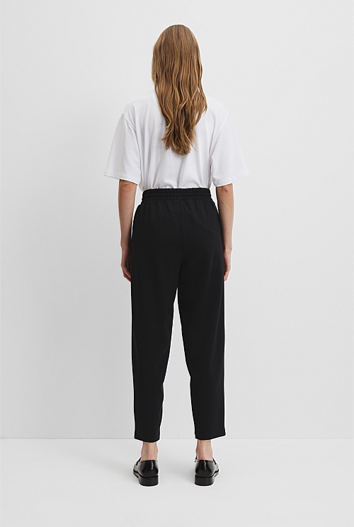 Black Ponte Jogger - Pants | Country Road