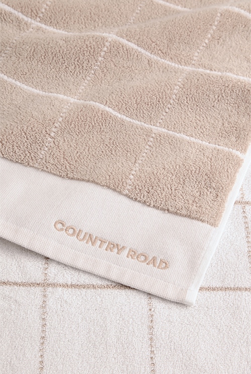 Natural Kiko Australian Cotton Bath Towel Towels & Mats Country Road