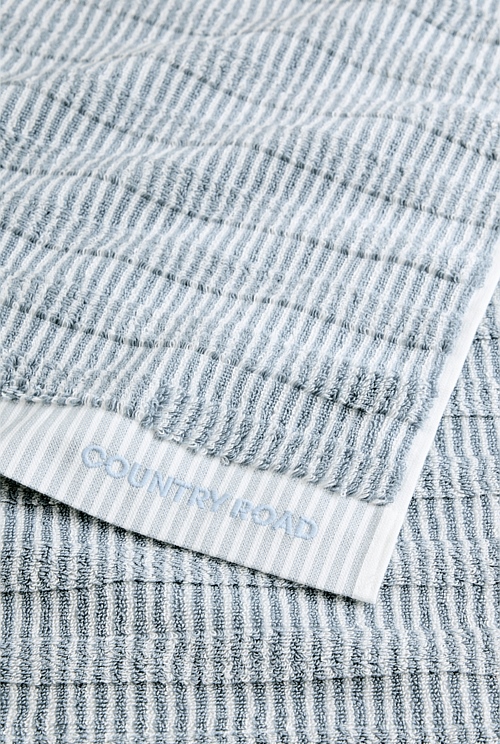 Mineral Blue Pippa Australian Cotton Bath Towel Towels & Mats