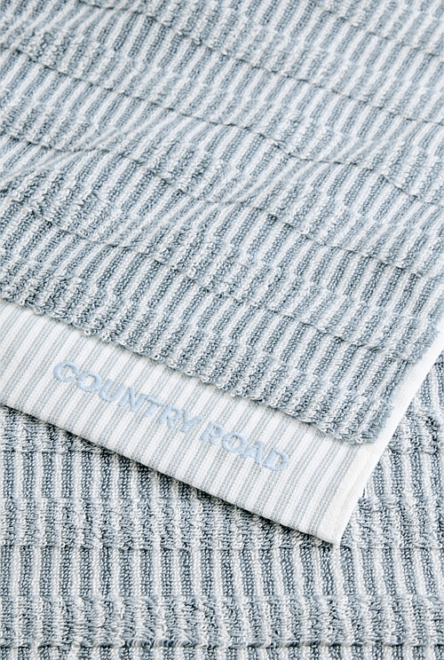 Mineral Blue Pippa Australian Cotton Bath Sheet Towels & Mats