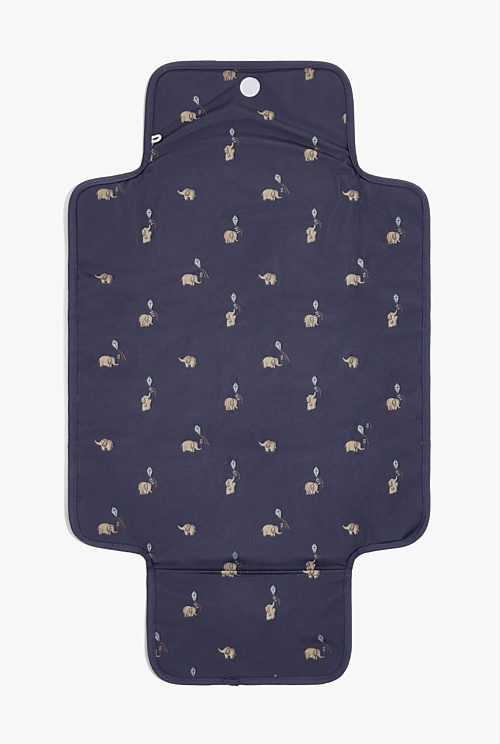 Navy Elephant Change Mat Accessories Country Road