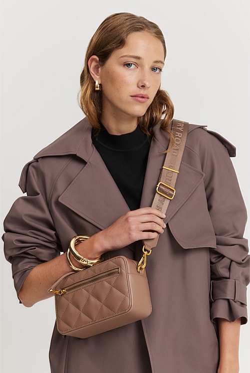 Biscuit Quilted Camera Bag Bags Country Road