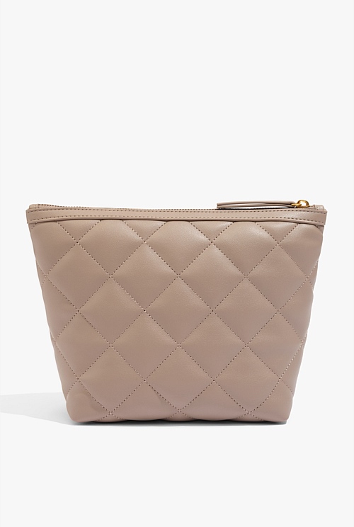 quilted cosmetic case