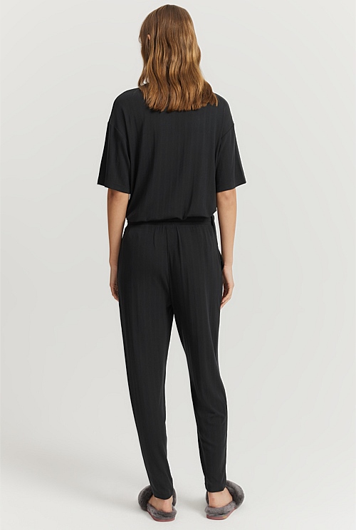 Black Pyjama Pant Sleepwear Country Road