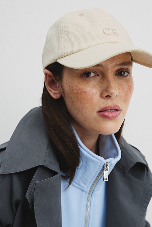 Cream Country Road Logo Cap Hats, Scarves & Gloves Country Road