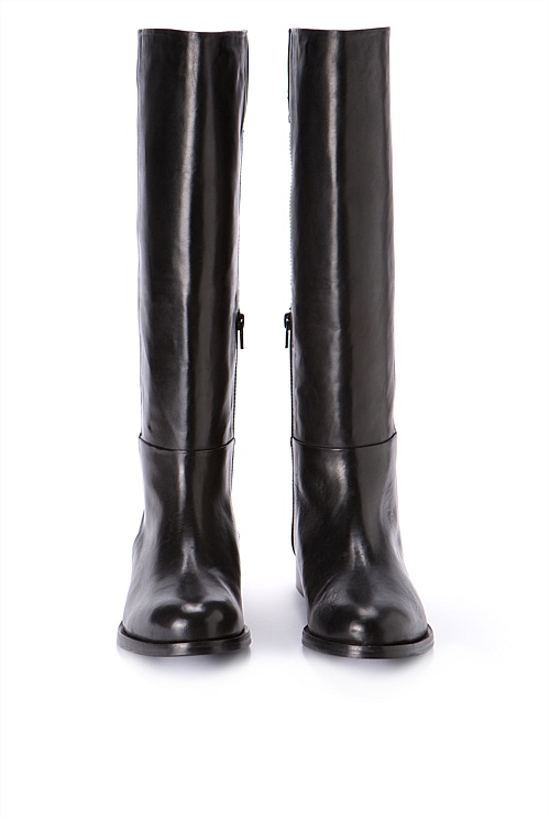 Black Beth Knee-High Boot - Boots | Country Road