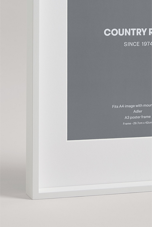 White Adler A3 Poster Frame Frames Country Road