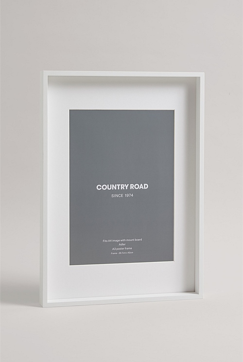 White Adler A3 Poster Frame Frames Country Road