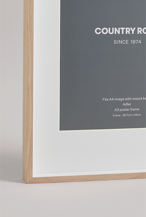 Natural Adler A3 Poster Frame Frames Country Road