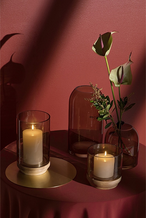 Burgundy Tillie Large Vase Vases Country Road