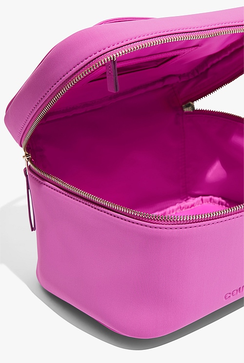 Violet Neoprene Large Cosmetic Bag Bags Country Road