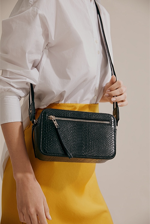 Black Structured Crossbody Bag Bags Country Road