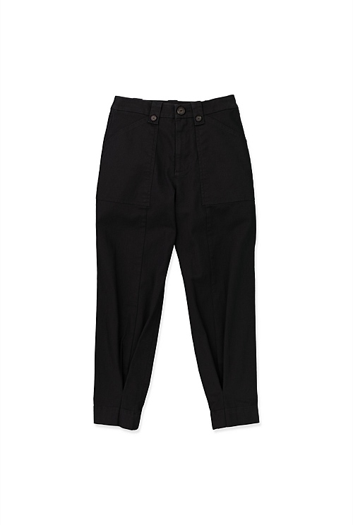 Black Modern Chino - Pants | Country Road