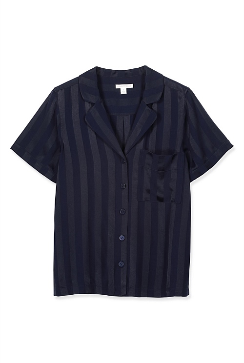 Navy Pyjama Short Set Sleepwear Country Road